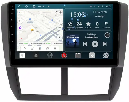 Магнитола для Subaru Forester, Impreza 2008-2013 - Redpower 062 Android 10, Быстрая, CarPlay, SIM-слот