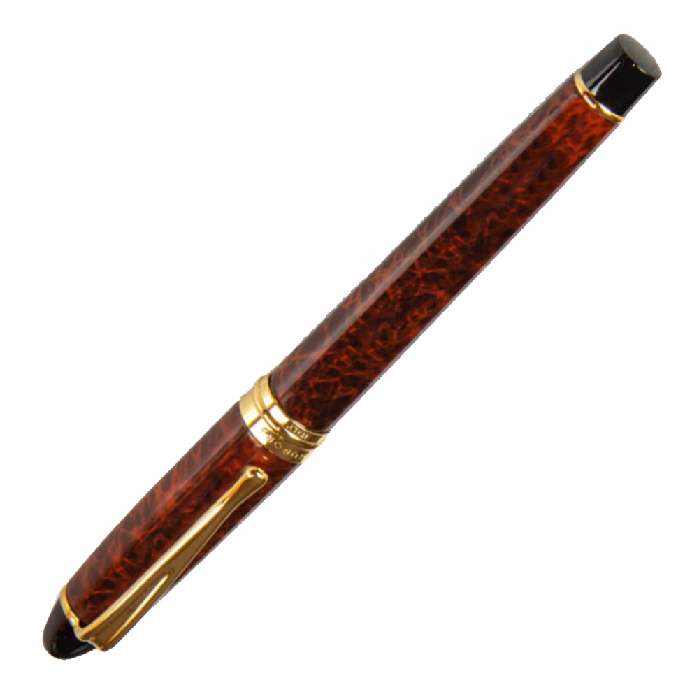 Ручка-роллер Aurora Ipsilon Lacca Tortoise GT, в подарочной коробке
