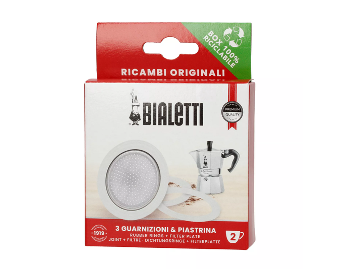 Набор для гейзерных кофеварок Bialetti на 2 чашки