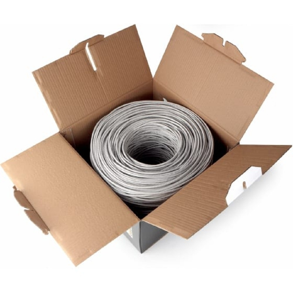 Cablexpert [UPC-5004E-SOL] Кабель UTP кат.5e, 4 пары, 0.48 mm (305 м pullbox), CCA однож.