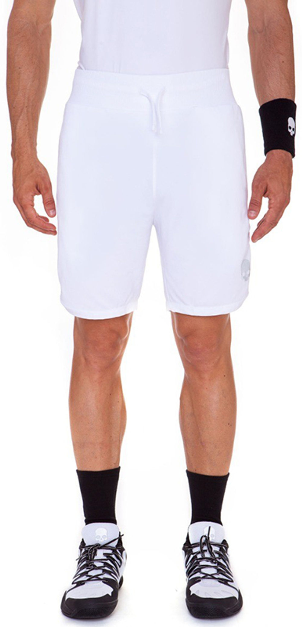 Мужские теннисные шорты Hydrogen Reflex Tech Shorts - белый