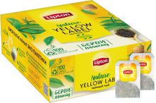 Чай черный Lipton Yellow label в пакетиках, 12 пачек по 100 пакетиков