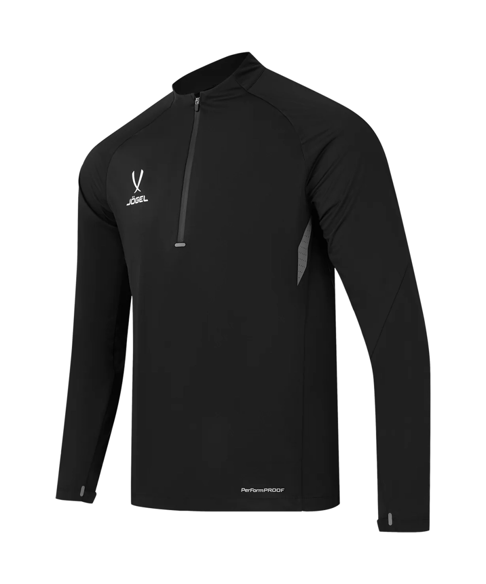 Джемпер ветрозащитный JÖGEL PREMIER PerFormPROOF 1/4 Zip Wind Top, черный