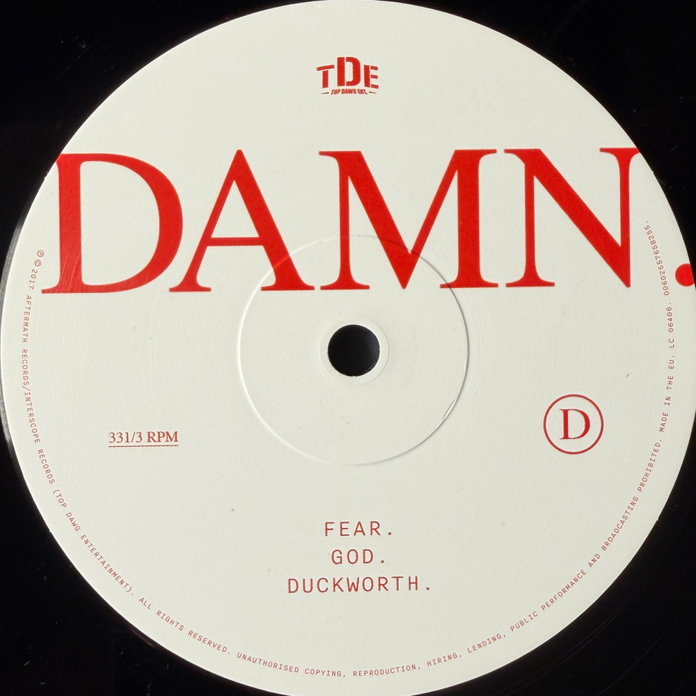 Kendrick Lamar - Damn 2LP (Европа 2022г.)