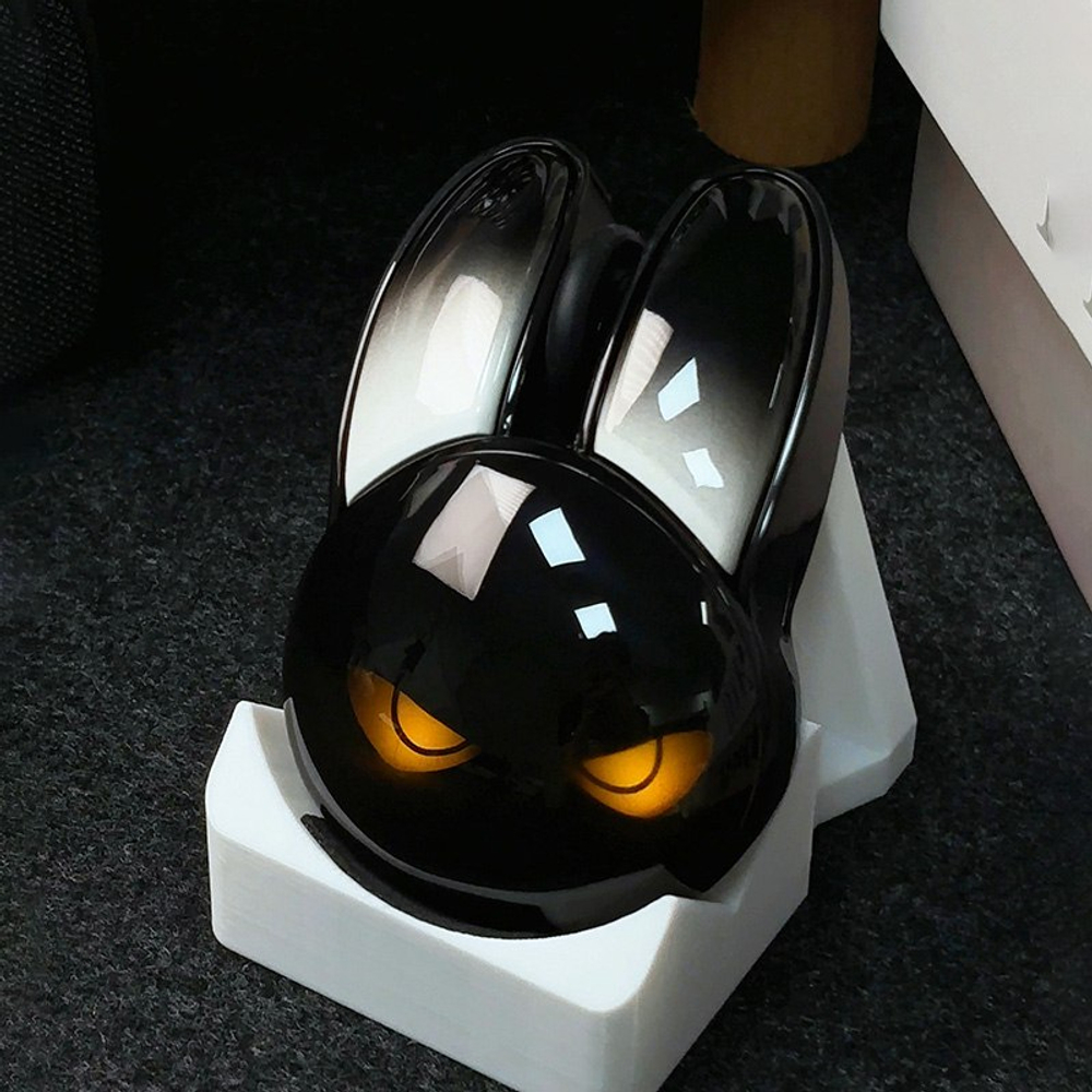 Беспроводная сердитая мышка MOFii Angry Rabbit с оранжевыми глазами