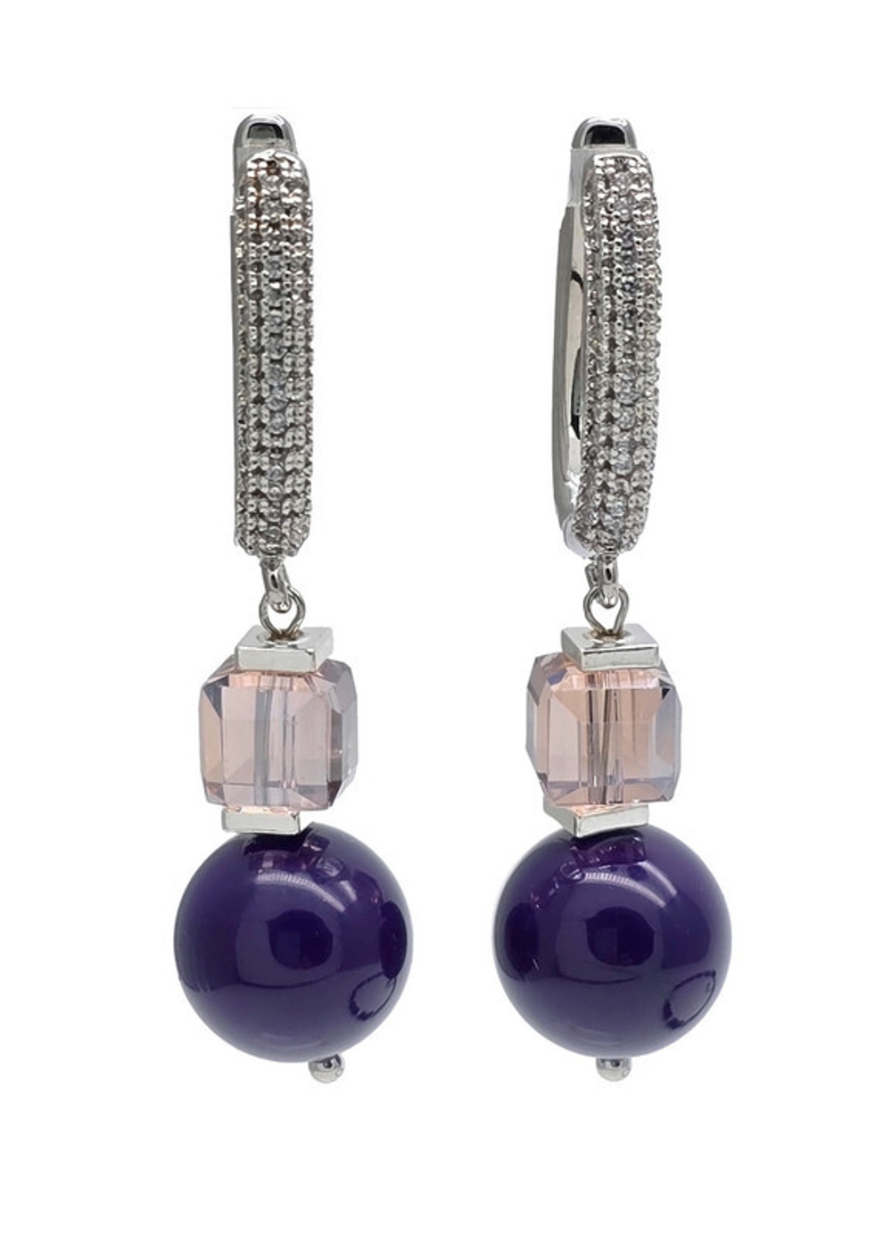 91003001 Серьги Selena Pearls