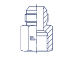 Соединение FS JIC 1.1/16 - NPTF 3/4