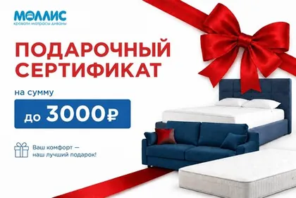 СКИДКИ ДО 3000 РУБЛЕЙ ОТ "МОЛЛИС"