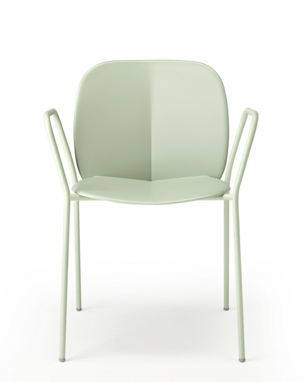 Кресло пластиковое Scab Design Mentha Go Green, зеленый шалфей