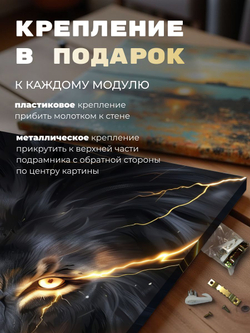 Картина Огонь в его глазах 40х60 1 шт.