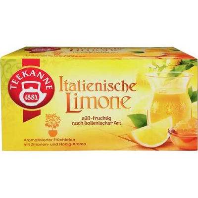 TEEKANNE Фруктовый чай с итальянским лимоном 20 пакетиков, 50 г (Германия)