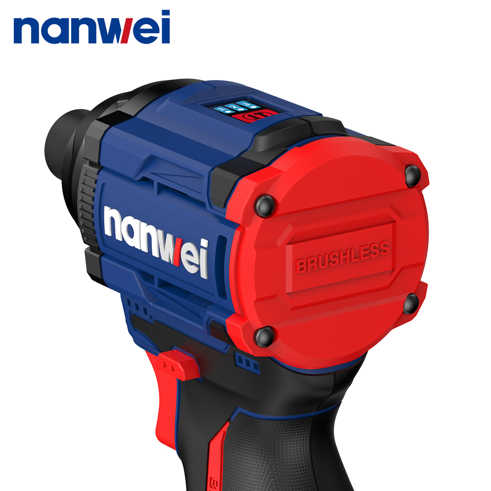 Винтоверт ударный бесщеточный Nanwei NW-S8140, 140 Н·м, 16 В, 2Ah*2