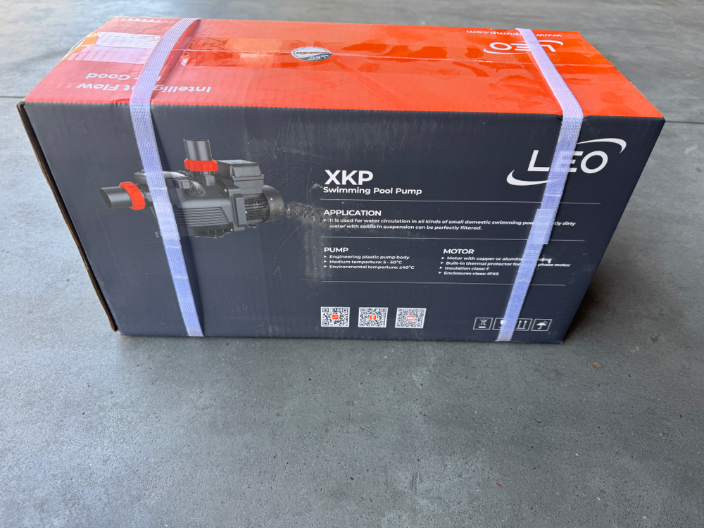 Насос для плавательных бассейнов "LEO" модель XKP456T (220V, медная обмотка)