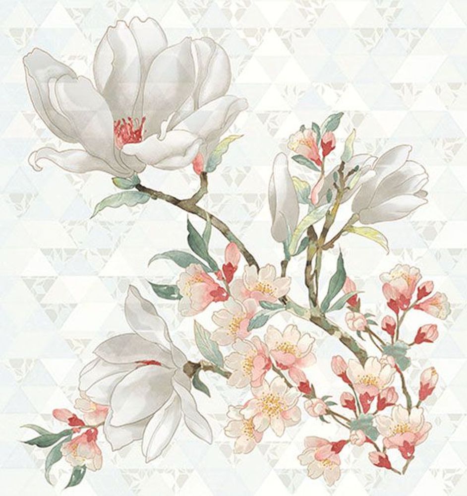 Панно PRIMAVERA MAGNOLIA BIANCO