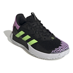 Мужские теннисные кроссовки adidas SoleMatch Control All Court Shoe Men - Black, Neon Green
