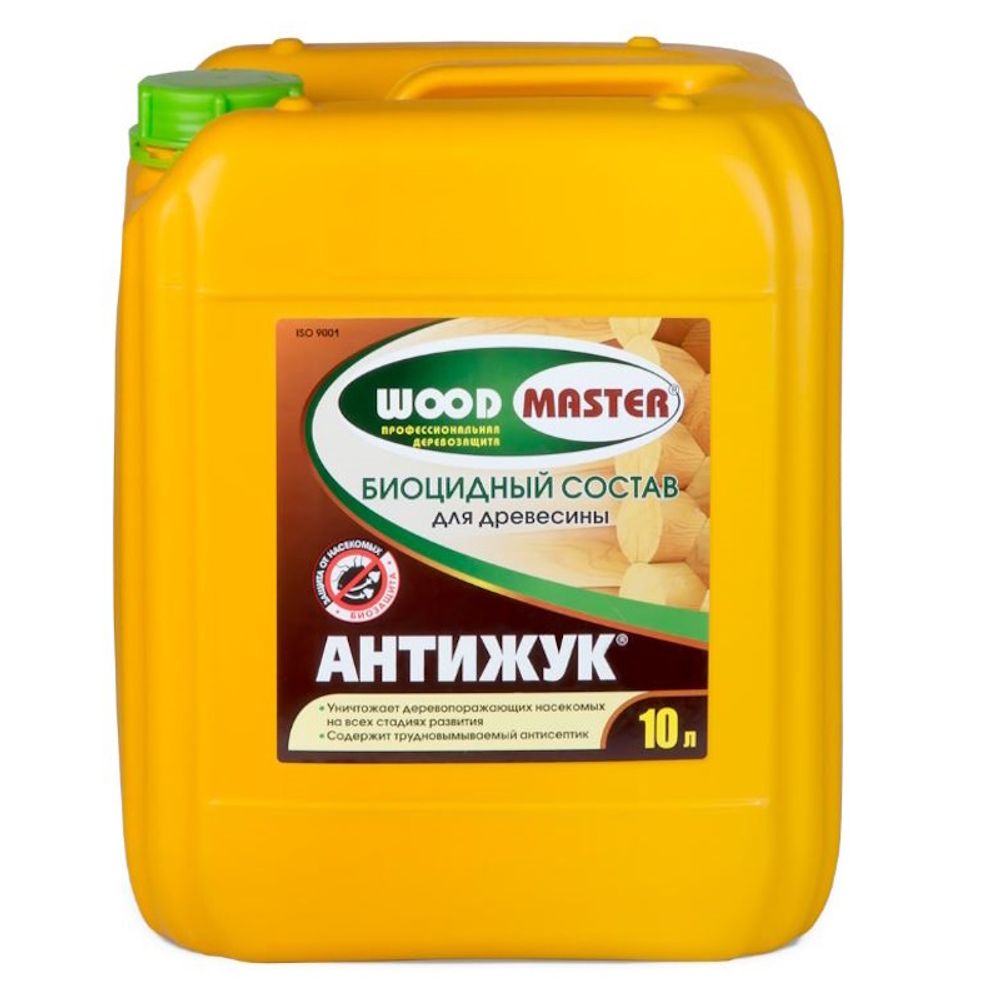 Пропитка по дереву WOODMASTER Антижук бесцв. 10л (Рогнеда) !!! НЕМОРОЗОСТОЙКАЯ от 0 С! Пропитка по дереву WOODMASTER Антижук бесцв. 10л (Рогнеда) !!! НЕМОРОЗОСТОЙКАЯ от 0 С!