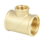 Тройник латунь переходной Ду 20х15х20 (3/4"х1/2"х3/4") ВР LD LD.65.523.20x15x20