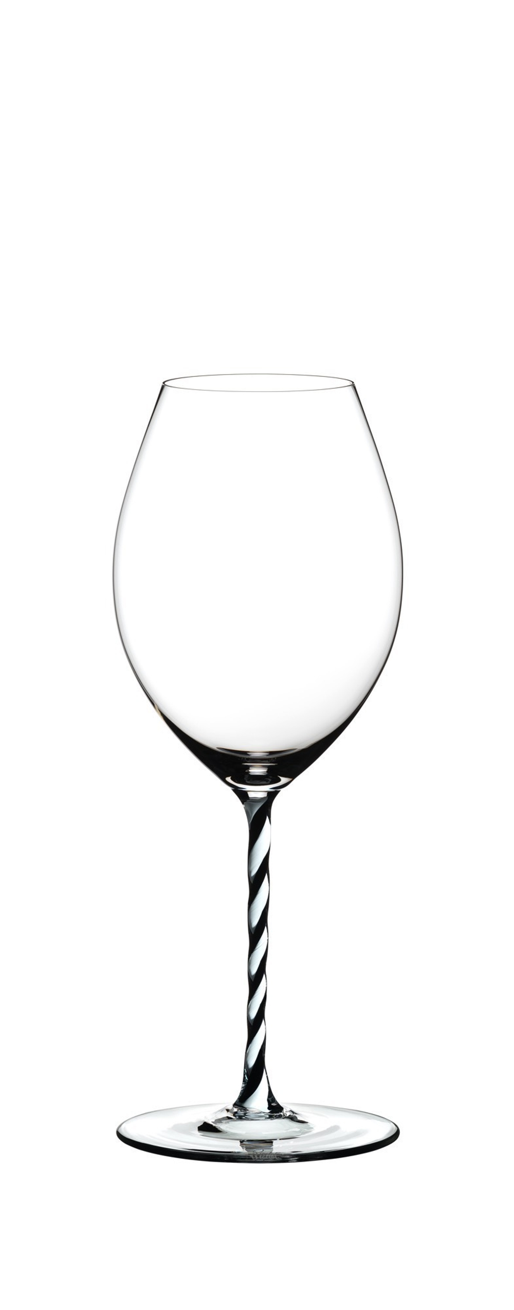 Бокал для красного вина 600мл Riedel Fatto a Mano Old World Syrah с черно-белой ножкой