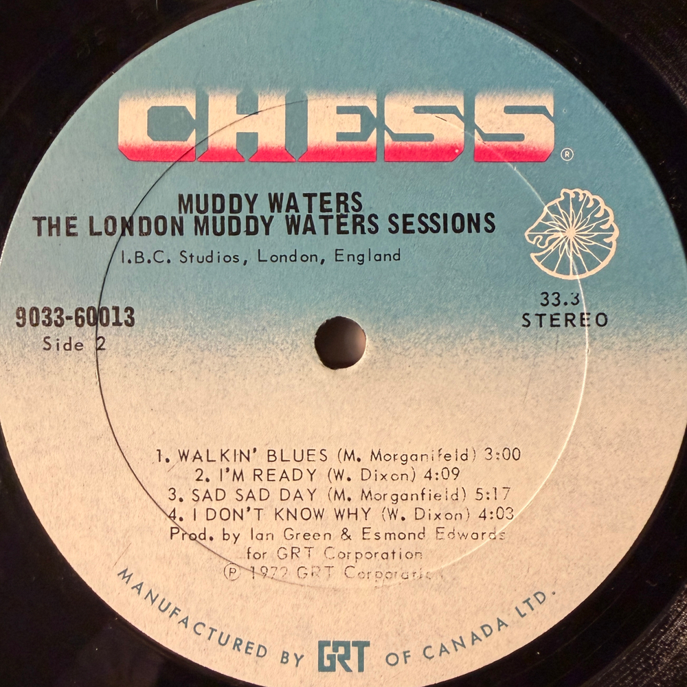 Muddy Waters – The London Muddy Waters Sessions (Канада 1972г.) Т