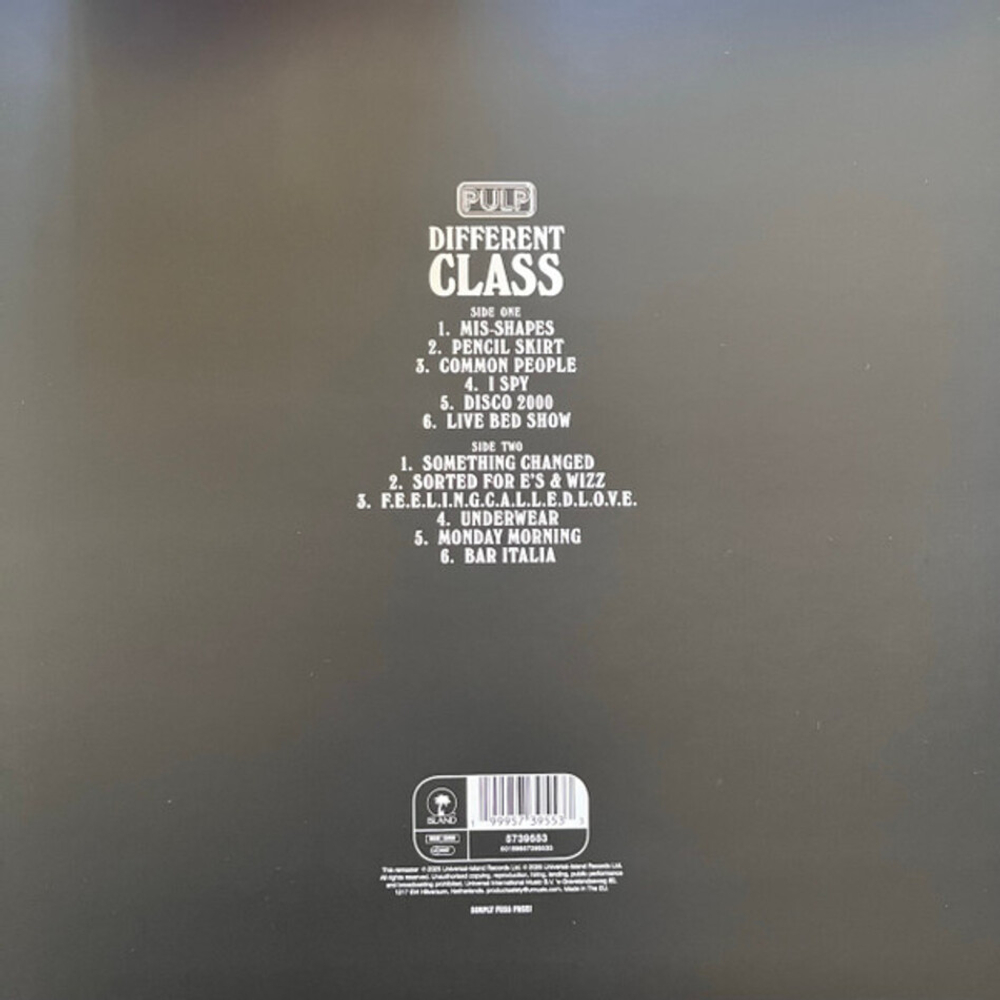 Pulp / Different Class (LP)