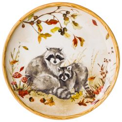 ТАРЕЛКА ЗАКУСОЧНАЯ LEFARD "FOREST TALE" АКВАРЕЛЬ ПРИРОДЫ 21,5СМ., РАЗНОЦВЕТНЫЙ
