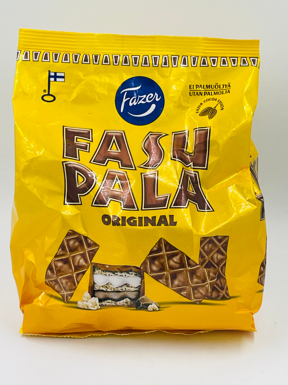 Вафли шоколадные Fazer Fasupala Originаl 199 г (из Финляндии)