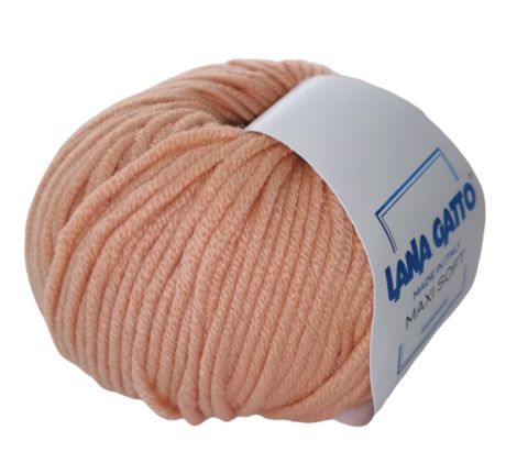 Пряжа Lana Gatto Maxi Soft 8965 персик