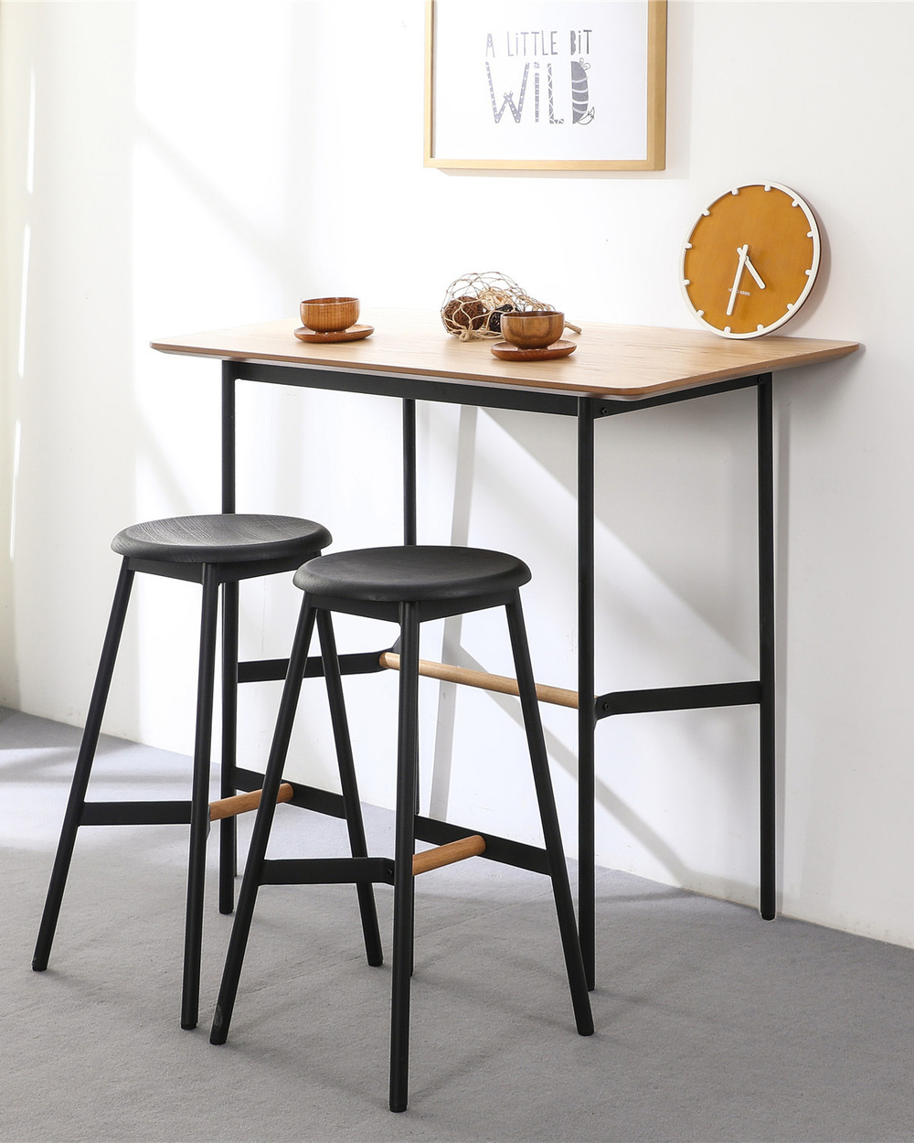 Стол барный Knobb 120*60 светлое дерево
