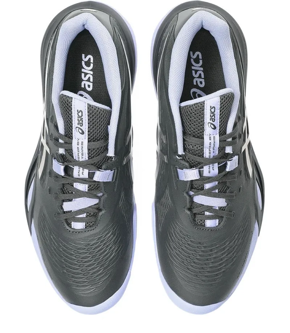 Мужские кроссовки теннисные Asics Gel-Resolution X Night Energy - graphite grey/pure silver