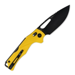 Нож складной SRM 239X-GY Mirage Blackwash (14C28N, Yellow G10)