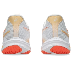 Женские кроссовки для бадминтона/сквоша Asics Netburner Ballistic FF 4 - white/vivid coral