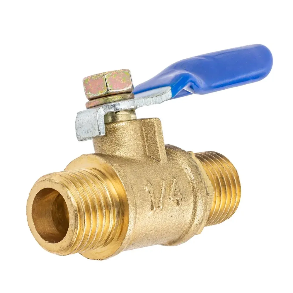 Кран воздушный шаровый с наружной резьбой 1/4''х1/4'' Forsage F-SP019/1/4"