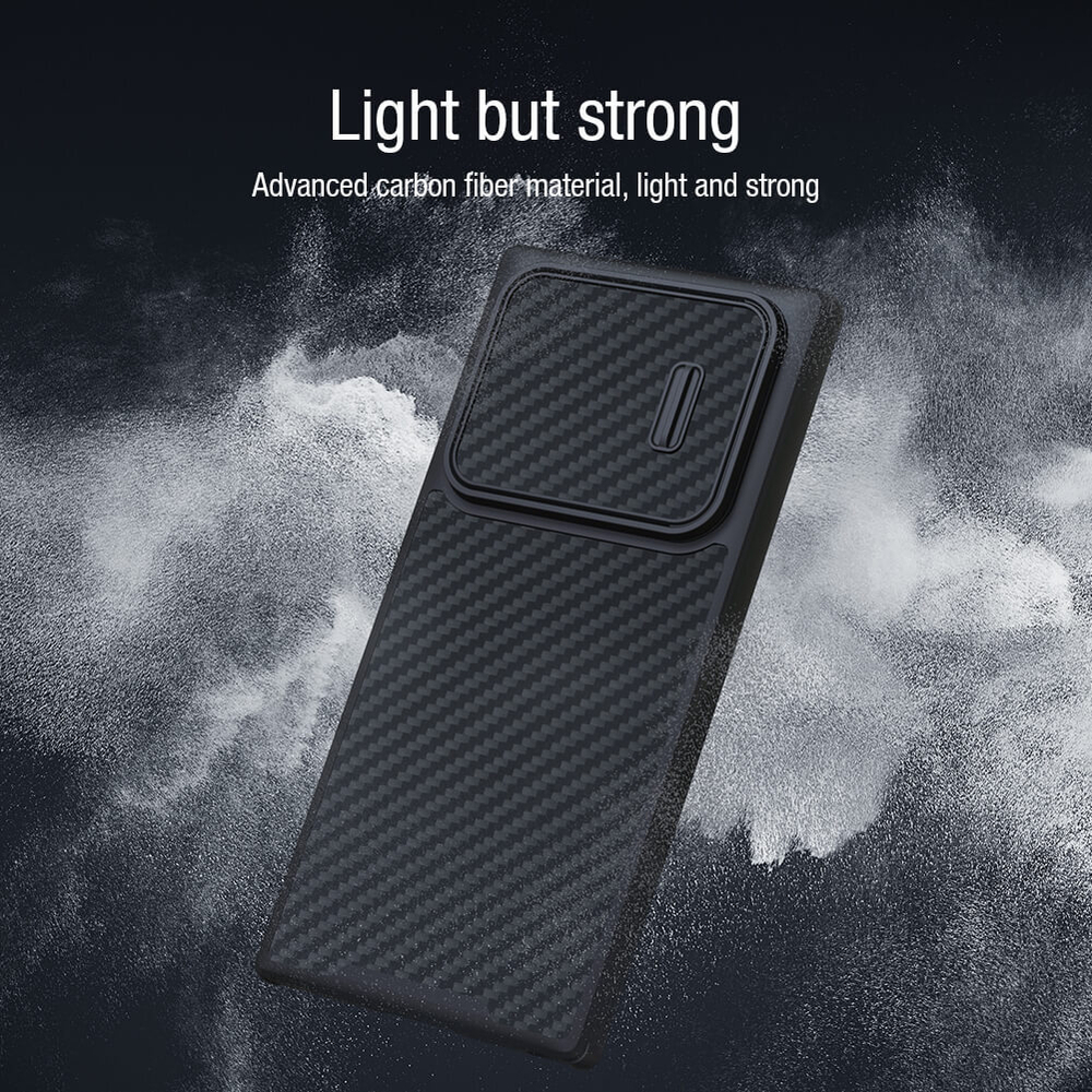 Чехол Nillkin Synthetic fiber S Case с защитой камеры для Samsung Galaxy S22 Ultra