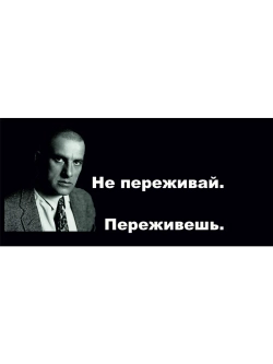 Футболка с липучками Не переживай переживешь