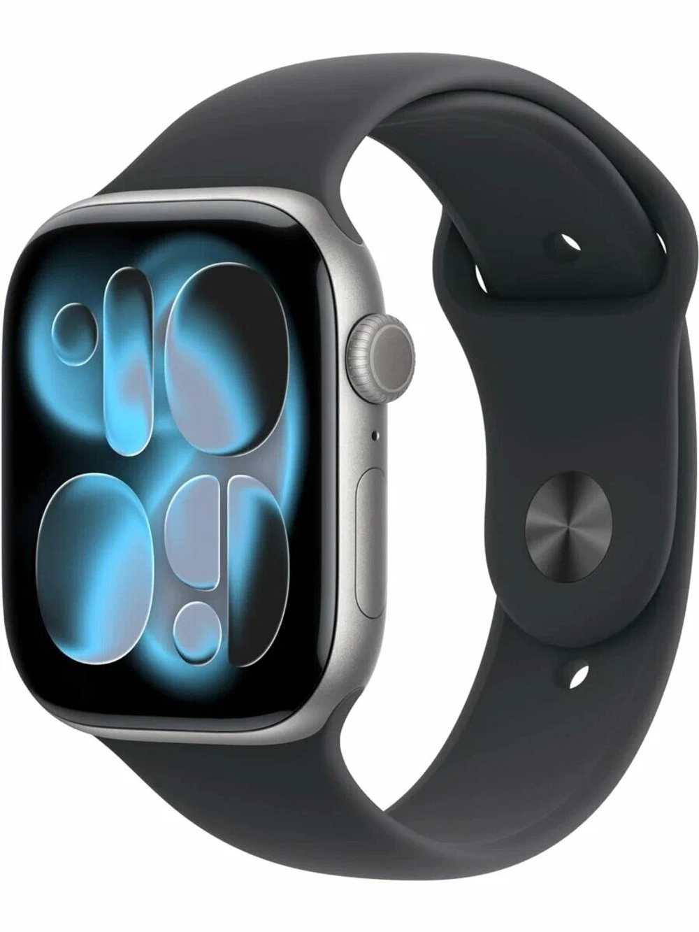Умные часы Apple Watch Series 11 GPS 46 мм, Space Gray Aluminium, Black Sport Band, S/M
