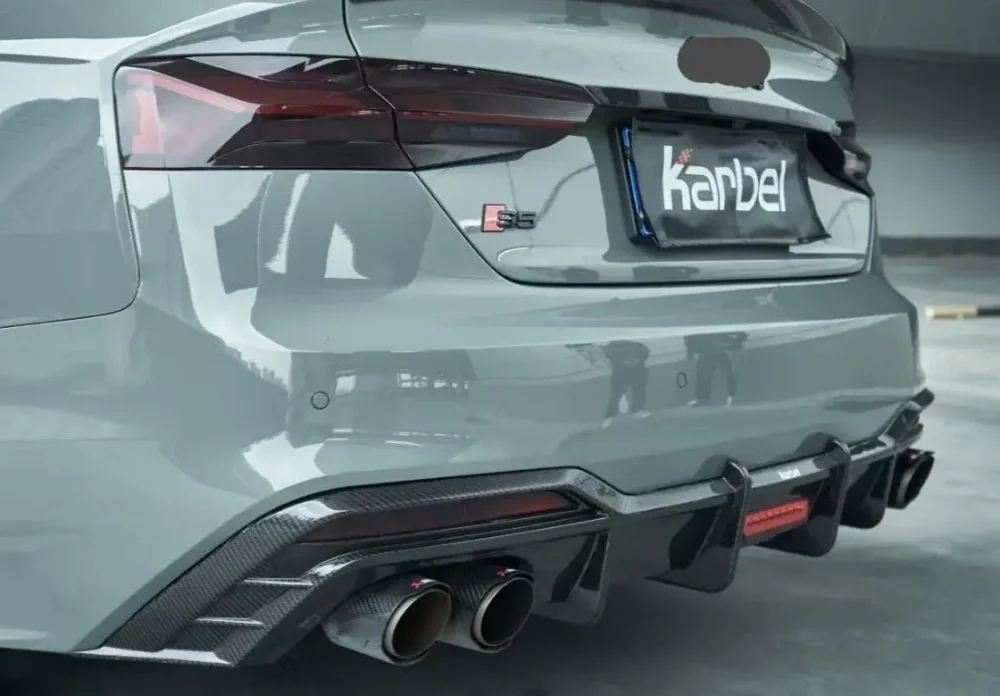 Карбоновый диффузор для AUDI S5 & A5 S LINE 2020-ON B9.5 Ауди обвес