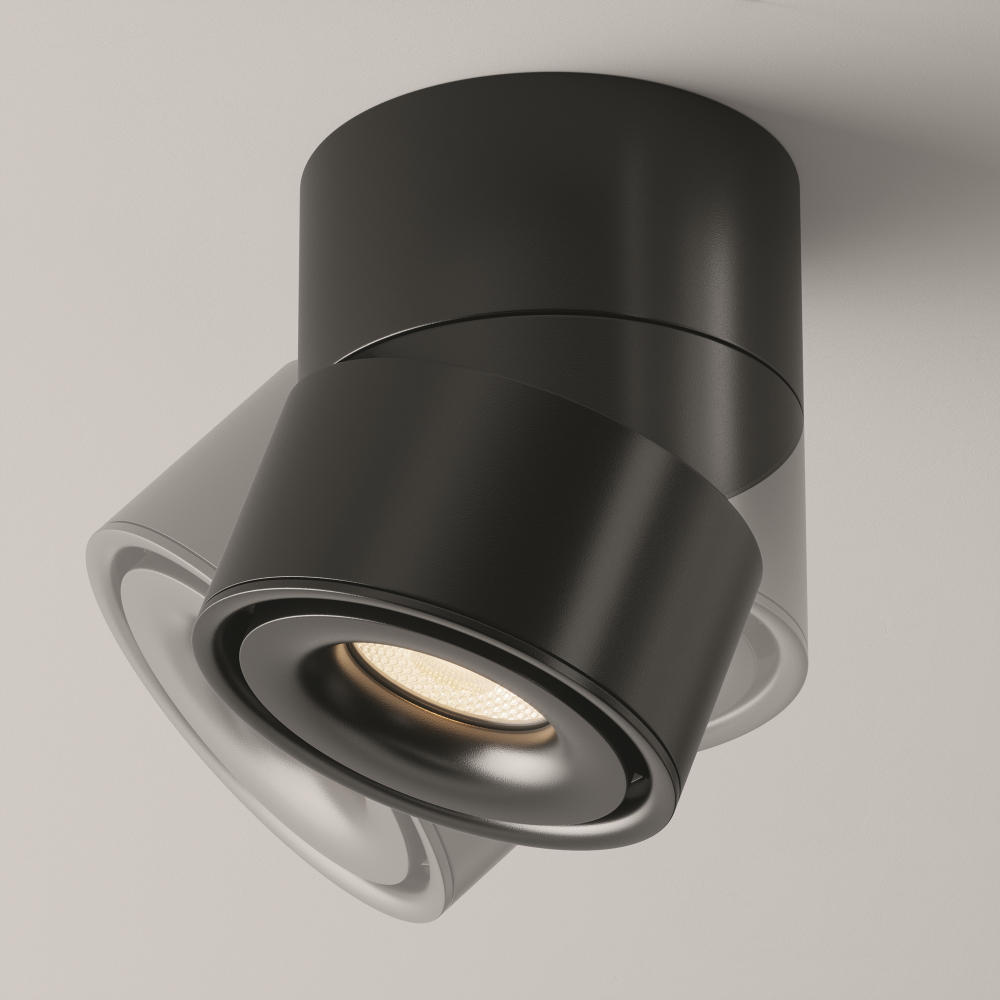 Накладной светодиодный светильник Maytoni Yin C084CL-15W3K-B