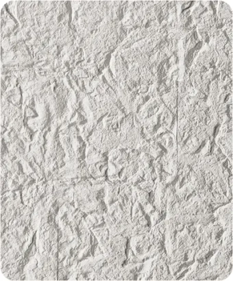 АБСД, Полиуретановая панель-пано под скалу, Белый / Stone Panel Rock Stone (Пано) ABCD White 2900х600х45 мм