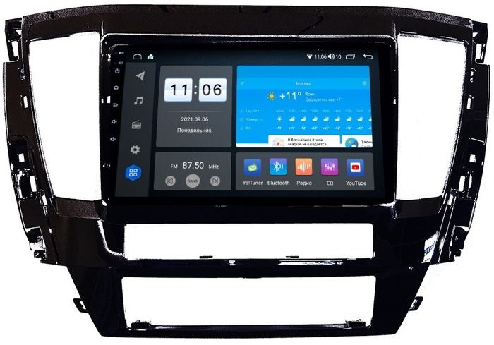 Магнитола для Mitsubishi Pajero Sport 3 2020-2024, Montero Sport - AK417R10-MTK-LTE Android 10, SIM-слот