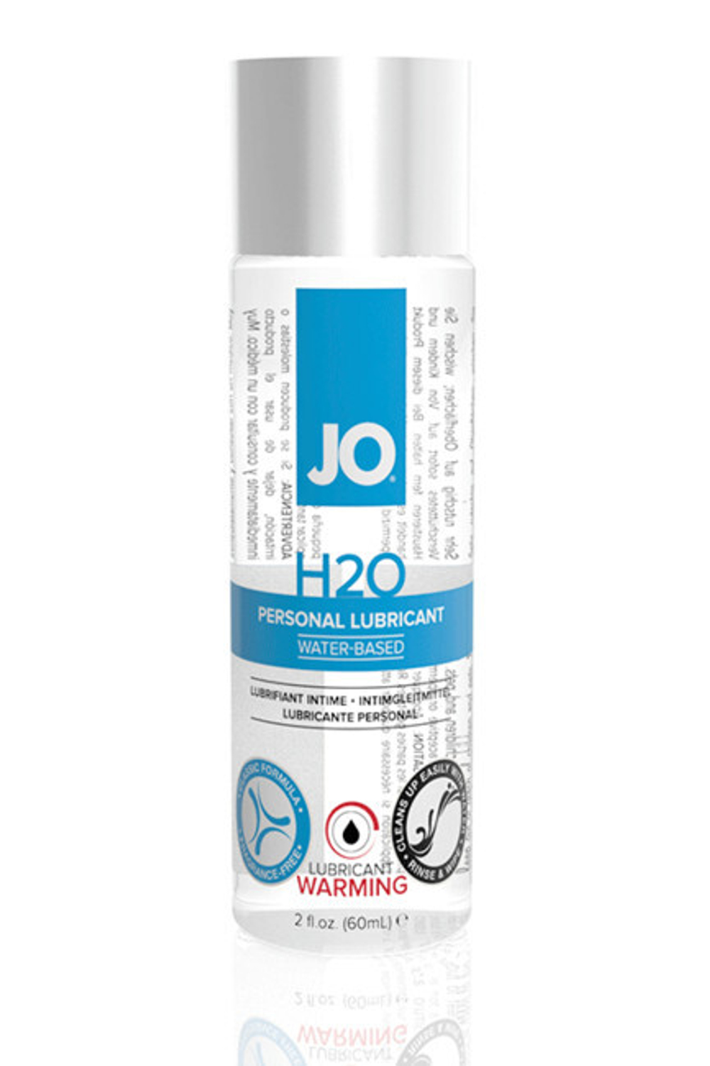 Возбуждающий и согревающий лубрикант на водной основе Lubricant H2O Warming 60 мл (Цвет: прозрачный)