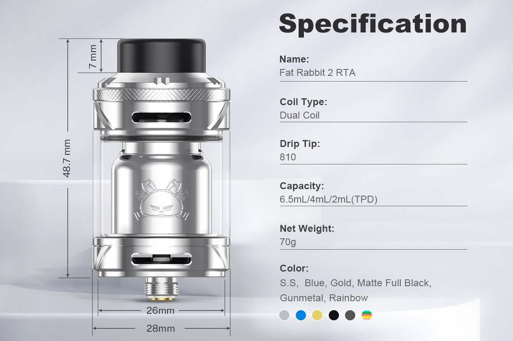 Бак Fat Rabbit 2 RTA SS