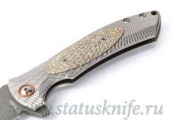 Нож Les George Harpy Full Custom Damascusфотография - 4