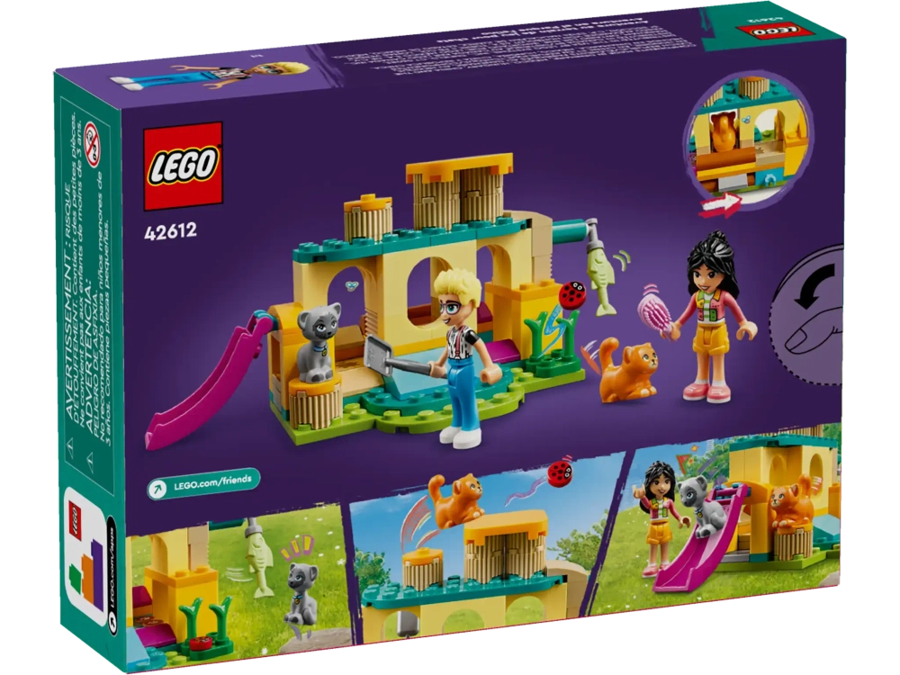 Конструктор LEGO Friends 42612 Приключение на кошачьей игровой площадке
