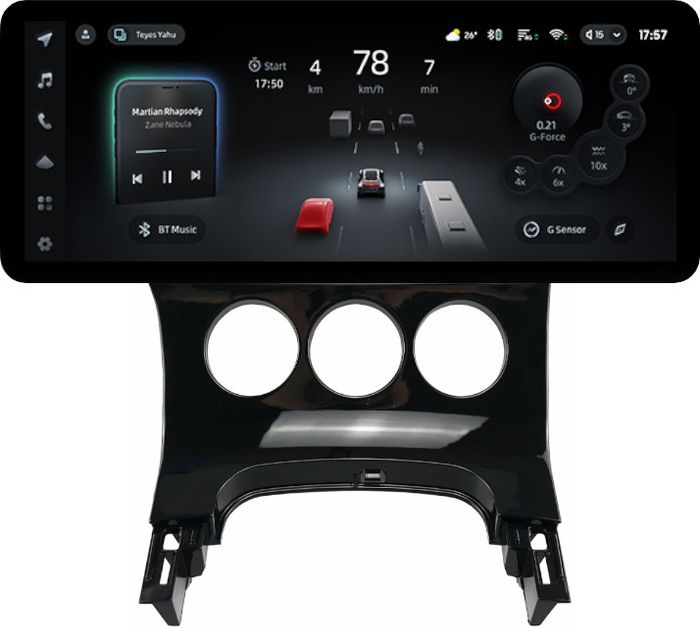 Магнитола для Peugeot 3008 2010-2017 (кондиционер) - Teyes CC4PRO монитор 12.3" 2K QLED + рамка 9, Android 13, Быстрейшая, Snapdragon 778G, ИИ, CarPlay, DSP, 4G SIM-слот