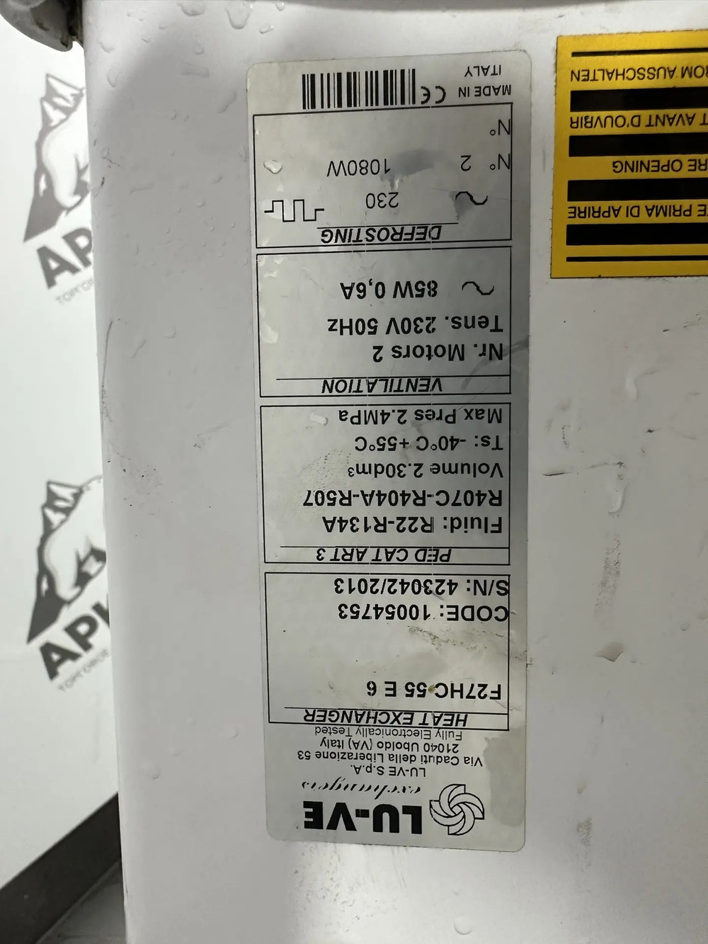 Воздушный охладитель LU-VE F27HC 55 E 6