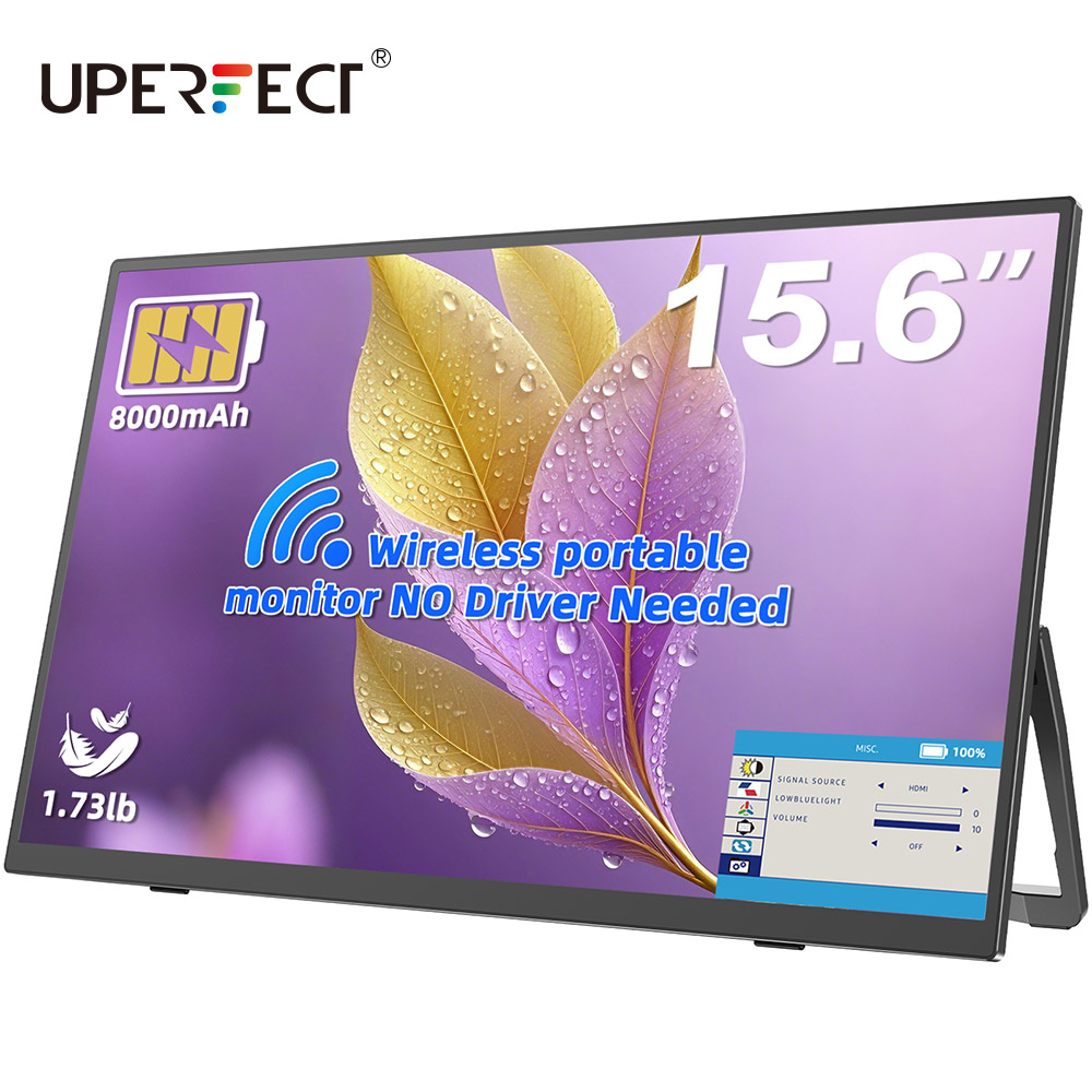 15.6" Портативный игровой монитор с встроенной батареей UPERFECT UFree J16 1920x1080, 60 Гц, IPS