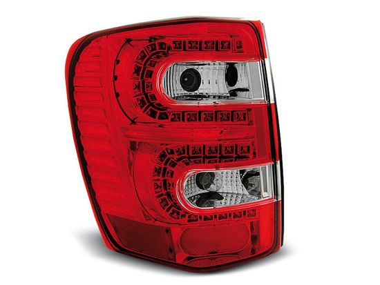 Задние фонари Jeep Grand Cherokee WJ red white led