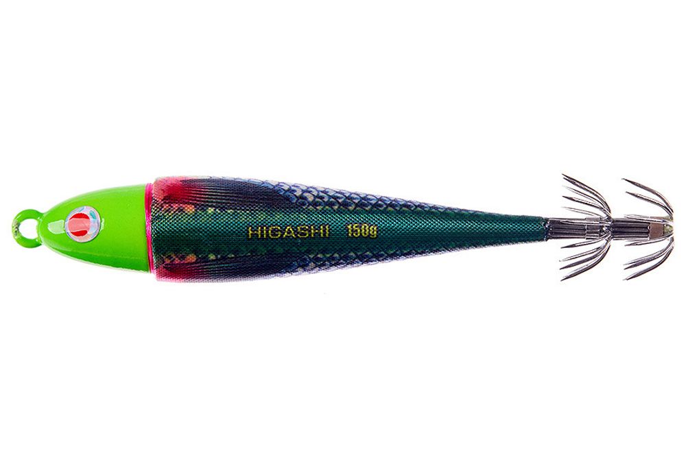 Кальмарница HIGASHI Squid Cloth sinker 150g #02 Green Mullet