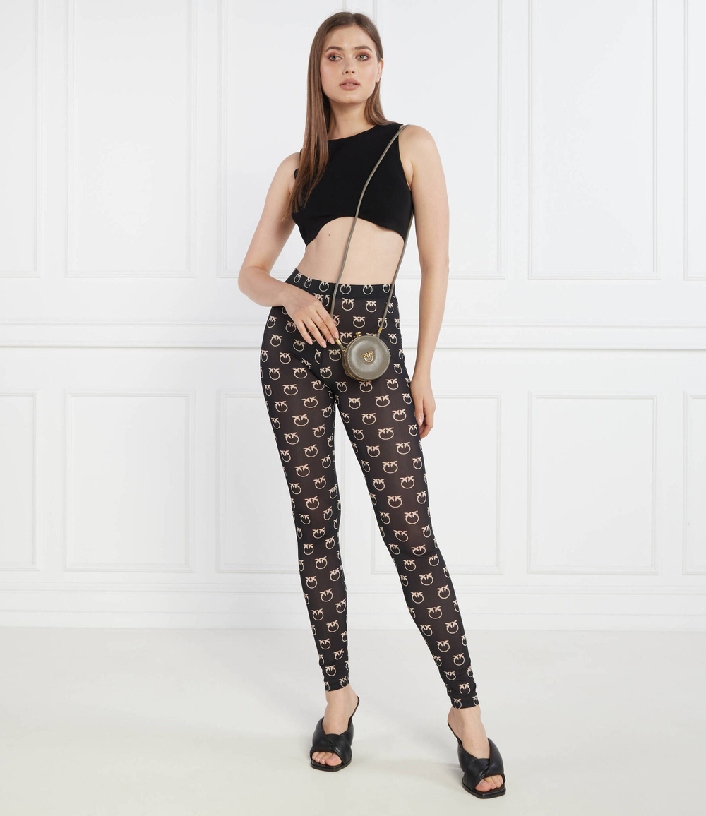 Кожаный клатч MINI VITELLO SHINY VINT Pinko - серый(101777 A106)