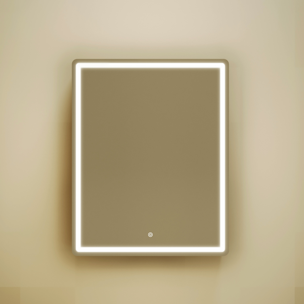 Зеркальный шкаф Sancos Mirror 590x150х740 мм, с LED подсветкой, арт. MI60ECH